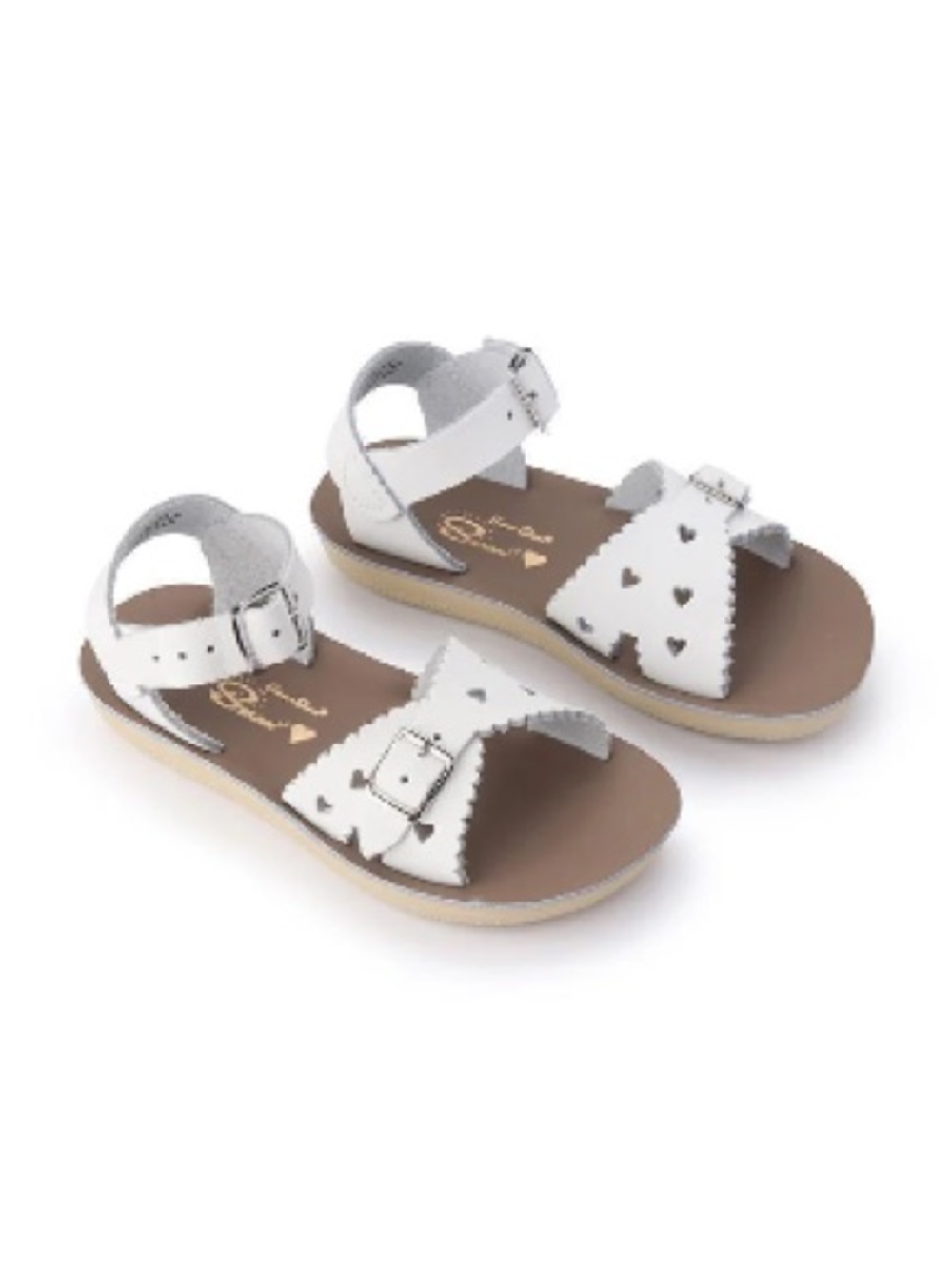 Saltwater Sandals Sweetheart White Size 12